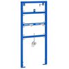 vidaXL Bathroom Wall Support Height Adjustable Blue 50 x 3 x 112 cm