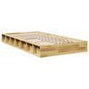 vidaXL Bed Frame without Mattress 90x200 cm Solid Wood Oak