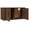 vidaXL Wall Mounted TV Cabinet Brown Oak 80x34.5x40 cm