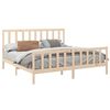 vidaXL Bed Frame without Mattress 200x200 cm Solid Wood Pine