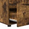 vidaXL Storage Cabinet Smoked Oak 40 x 48 x 57 cm Engineered Wood