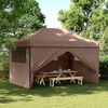 vidaXL Party Tent Folding Brown 292 x 440 x 315 cm Oxford Fabric