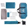 vidaXL Family Tent Dome 6-Person Blue Waterproof