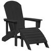 vidaXL Garden Lounge Furniture 3 pcs Black 38 x 38 x 46cm Plastic