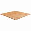 vidaXL Table Top | Light brown | Solid oak wood | 80x80cm | Durable | Table Top