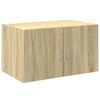 vidaXL Storage Cabinet Sonoma Oak 70x42.5x225 cm Engineered Wood