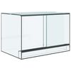 vidaXL Terrarium with Storage Transparent 60 x 40 x 40 cm Glass