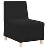 vidaXL Modular Sofa Unit Armless 2 pcs Black 55 x 74 x 82 cm Velvet