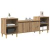 vidaXL TV Cabinet Artisan Oak 160 x 35 x 55 cm Engineered Wood