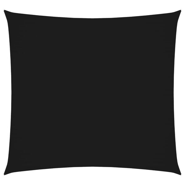vidaXL Sunshade Sail Oxford Fabric Square 3.6x3.6 m Black