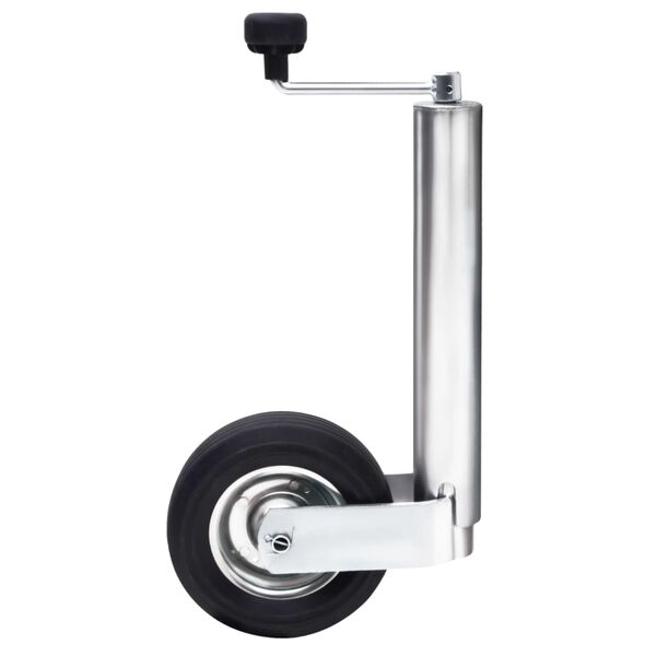 vidaXL Trailer Jockey Wheel 60 mm with 2 Support Tubes and 3 Split Clamps