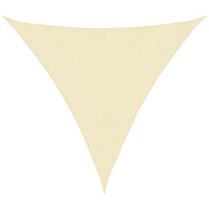 vidaXL Sunshade Sail 160 g/m&sup2; Cream 3x3x3 m HDPE