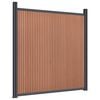 vidaXL Fence Panel Brown 1045x186 cm WPC