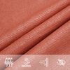 vidaXL Sunshade Sail 160 g/m² Terracotta 4x7 m HDPE