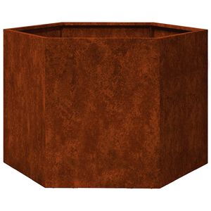 vidaXL Planter Rusty 60x60x45 cm Corten Steel