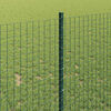 vidaXL Fence with Post Green 1 x 10 m Steel