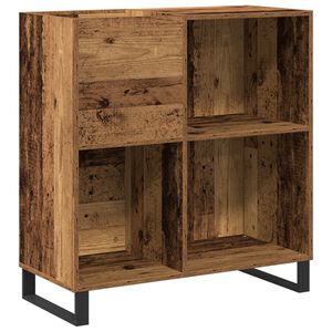 vidaXL Record Cabinet Artisan oak 84.5 x 38 x 89 cm Engineered Wood