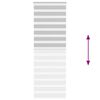 vidaXL Zebra Blind Light Grey 85x230 cm Fabric Width 80.9 cm Polyester