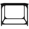 vidaXL Coffee Table Black 80x50x40 cm Engineered Wood and Iron