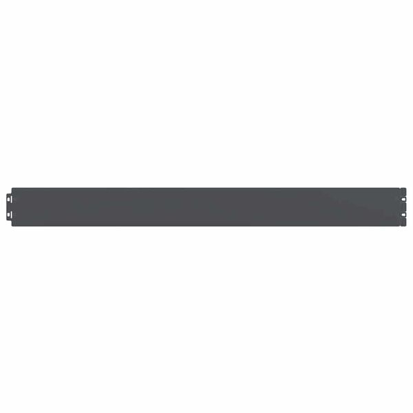 vidaXL Lawn Edgings 10 pcs Anthracite 10x103 cm Cold-rolled Steel