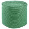 vidaXL Jute Rope 10 pcs Green 100% Tossa jute