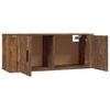 vidaXL 3 Piece TV Cabinet Set Smoked Oak Engineered Wood