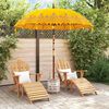 vidaXL Balinese Parasol Yellow 215 x 215 x 260 cm