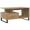 vidaXL Coffee Table Artisan Oak 90x49x45 cm Engineered Wood