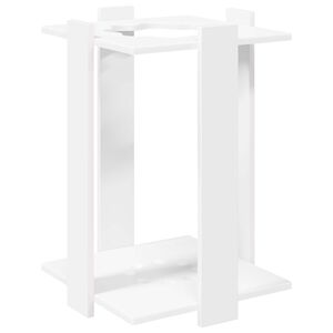 vidaXL Fishing Rod Holder Engineered Wood 42 x 43 x 60 cm White