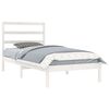 vidaXL Bed Frame without Mattress White 90x200 cm Solid Wood Pine