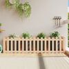 vidaXL Garden Raised Bed with Fence Design 200x50x50 cm Solid Wood Pine