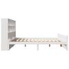 vidaXL Bookcase Bed without Mattress White 140x190cm Solid Wood Pine