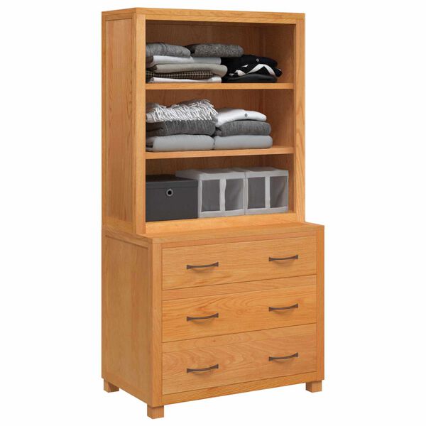 vidaXL Storage Furniture Set with Drawer Brown Engineered wood