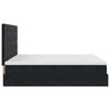 vidaXL Ottoman Bed with Mattresses Black 160x200cm Velvet