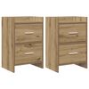 vidaXL Bedside Tables 2 pcs Artisan Oak 40 x 30 x 60 cm