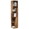 vidaXL Corner Cabinet Old Wood 27.5x27x140cm Engineered Wood