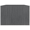 vidaXL Coffee Table Grey 110x50x34 cm Solid Pinewood