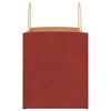 vidaXL Paper Bags 250 pcs with Handles Red 32x22x24 cm