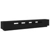 vidaXL TV Cabinet Set 3 pcs Black 260 x 35 x 40 cm Engineered Wood