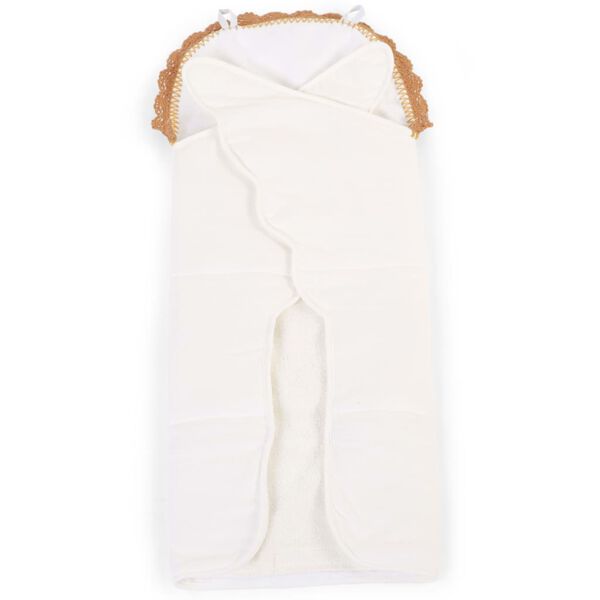 CHILDHOME Changing Mat Angel Jersey Crochet Ecru