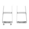 vidaXL Fence Ground Spikes 2 pcs for WPC Fence Steel 40 cm