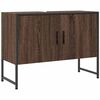 vidaXL Bathroom Sink Cabinet Brown Oak 80 x 33 x 60 cm