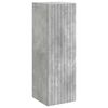 vidaXL Wall-mounted Bathroom Cabinet Concrete Grey 33 x 34.5 x 100 cm