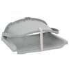 vidaXL 4 Piece Foldable Boat Seat Set No Pillow Grey 48x51x41 cm