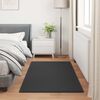 vidaXL Faux Rabbit Fur Rug Olite Black 60 x 110 cm Polyester