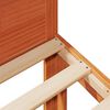 vidaXL Family Bed Frame No Mattress Wax Brown 240x200 cm Solid Wood Pine