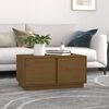 vidaXL Coffee Table Honey Brown 80x50x40 cm Solid Wood Pine