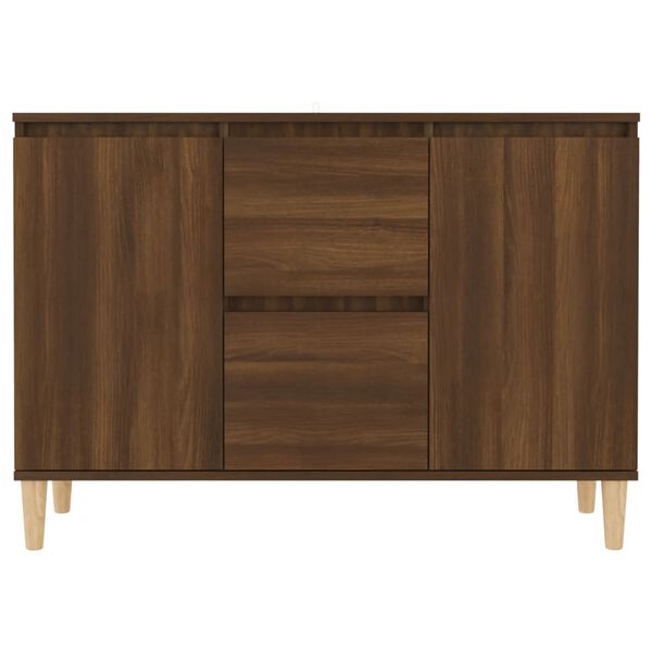 vidaXL Sideboard Brown Oak 103.5x35x70 cm Engineered Wood