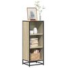 vidaXL Book Cabinet Sonoma Oak 40x35x107.5 cm Engineered Wood
