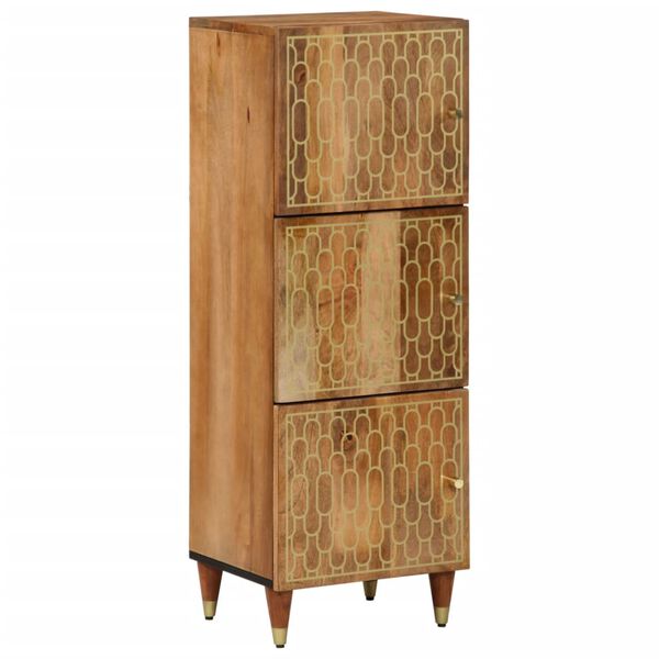 vidaXL Highboard 40x33x110 cm Solid Wood Mango